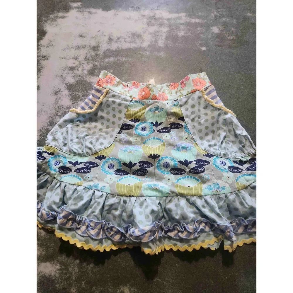 Matilda Jane Girls All the Tickets Skirt Skort Dots Happy & Free sz 10